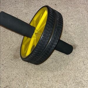 Yellow and Black Ab Roller